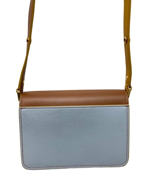 MARNI（マルニ）MARNI (マルニ) TRUNK BAG MINI ブラウン×ブルーの古着・服飾アイテム