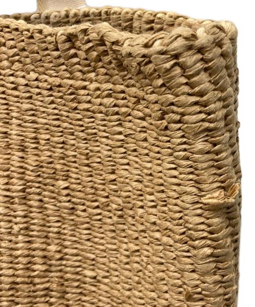 Chloe（クロエ）Chloe (クロエ) Woody ラージ バスケット トートバッグ ベージュ×ブラウンの古着・服飾アイテム