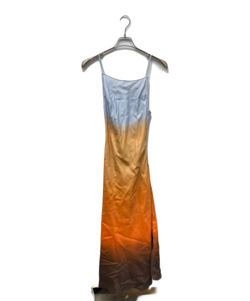 Moon（ムーン）Moon (ムーン) PATTERN CAMI DRESS ブラウン サイズ:Mの古着・服飾アイテム