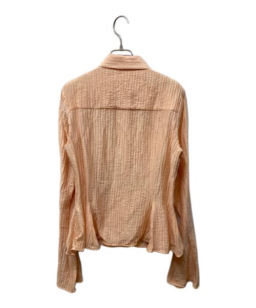 PRANK PROJECT（プランクプロジェクト）PRANK PROJECT (プランクプロジェクト) Tulle layered ruffle hem fabric shirt ピンク サイズ:Freeの古着・服飾アイテム