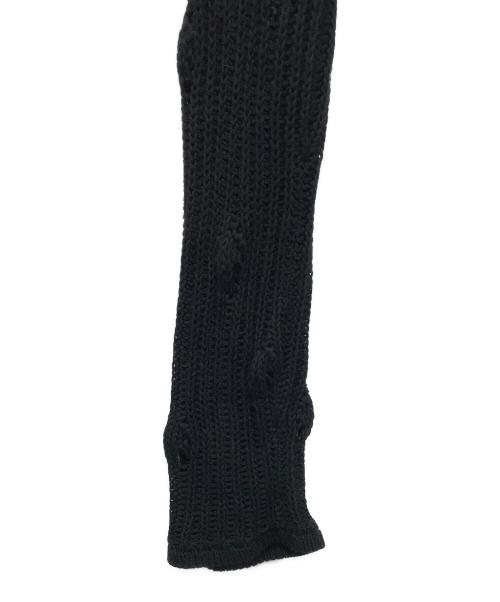 BLUMARINE by MARC JACOBS（ブルマリンバイマークジェイコブス）BLUMARINE by MARC JACOBS (ブルマリンバイマークジェイコブス) クロップドカーディガン ブラック サイズ:Lの古着・服飾アイテム