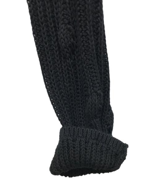 BLUMARINE by MARC JACOBS（ブルマリンバイマークジェイコブス）BLUMARINE by MARC JACOBS (ブルマリンバイマークジェイコブス) クロップドカーディガン ブラック サイズ:Lの古着・服飾アイテム