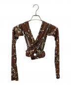 KNWLSノウルズ）の古着「Anti Cross Over ブラウス」｜ブラウン