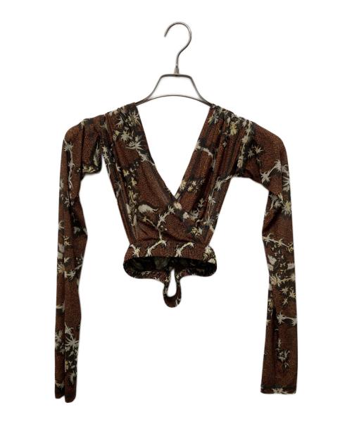 KNWLS（ノウルズ）KNWLS (ノウルズ) Anti Cross Over ブラウス ブラウン サイズ:XSの古着・服飾アイテム