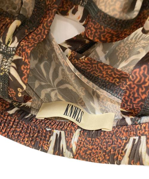 KNWLS（ノウルズ）KNWLS (ノウルズ) Anti Cross Over ブラウス ブラウン サイズ:XSの古着・服飾アイテム