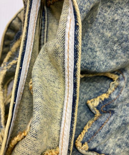 ADSB ANDERSSON BELL（アンダースンベル）ADSB ANDERSSON BELL (アンダースンベル) NORA DETACHABLE DENIM TOP デニムブラウス インディゴ サイズ:Sの古着・服飾アイテム
