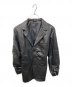 MAISON SPECIALメゾンスペシャル）の古着「Leather Tailored Jacket　レザーテーラードジャケット」｜ブラック