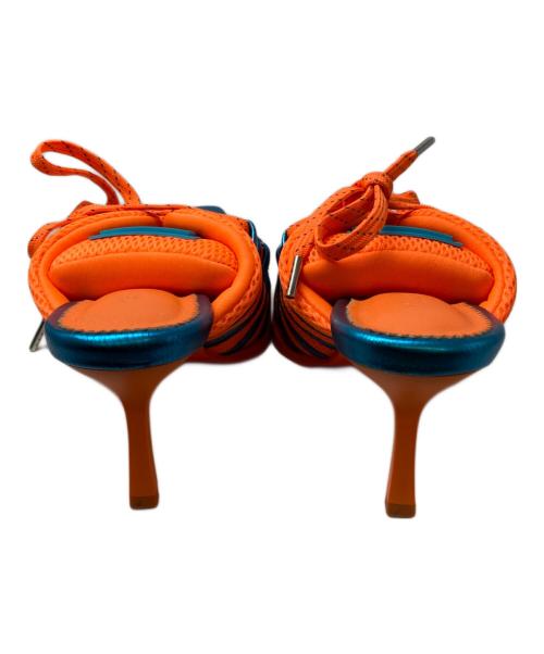 YELLO（イエロ）YELLO (イエロー) FIZZY SNEAKER MULES オレンジ×ネイビー サイズ:Mの古着・服飾アイテム