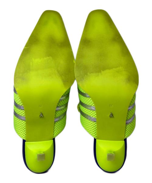 YELLO（イエロ）YELLO (イエロー) YELLO FIZZY SNEAKER MULES グリーン×ネイビー サイズ:Mの古着・服飾アイテム