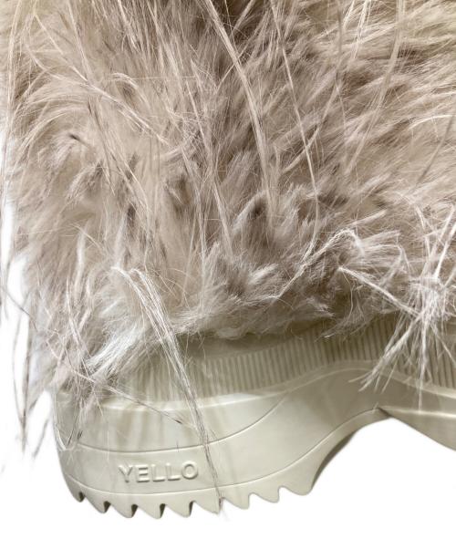 YELLO（イエロ）YELLO (イエロー) ロングファーブーツ グレー サイズ:SIZE 2XLの古着・服飾アイテム