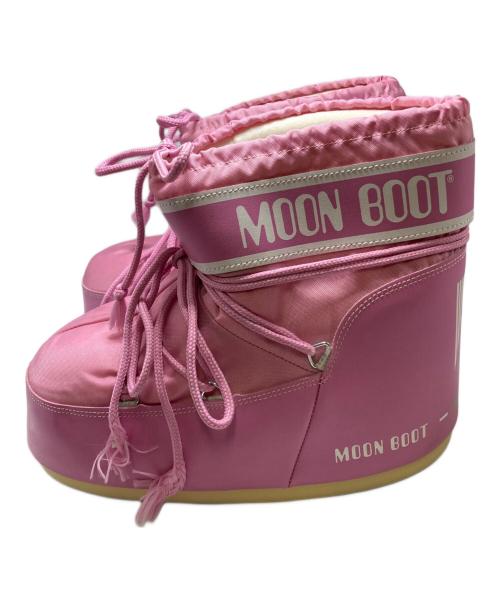 MOON BOOT（ムーンブーツ）MOON BOOT (ムーンブーツ) ムートンブーツ ピンク サイズ:SIZE UK9.5の古着・服飾アイテム