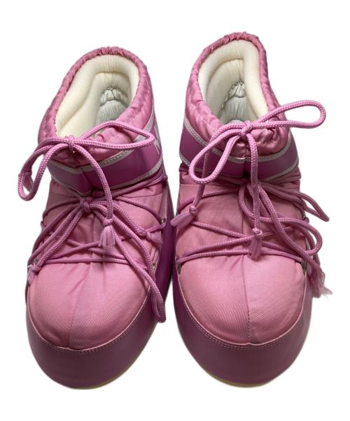 MOON BOOT（ムーンブーツ）MOON BOOT (ムーンブーツ) ムートンブーツ ピンク サイズ:SIZE UK9.5の古着・服飾アイテム