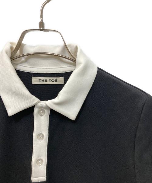 THE TOE（ザ・トゥー）THE TOE (ザ・トゥー) Hydra Polo Onepiece　ポロシャツワンピース ブラック×ホワイト サイズ:Sの古着・服飾アイテム