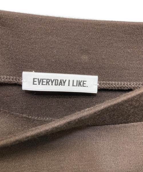 DEUXIEME CLASSE（ドゥーズィエム クラス）Deuxieme Classe (ドゥーズィエム クラス) New Jersey Flare スカート ブラウン サイズ:36の古着・服飾アイテム