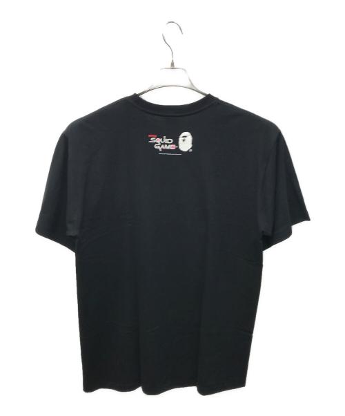 A BATHING APE（ア ベイシング エイプ）A BATHING APE (ア ベイシング エイプ) Squid Game Tee ブラック サイズ:XLの古着・服飾アイテム