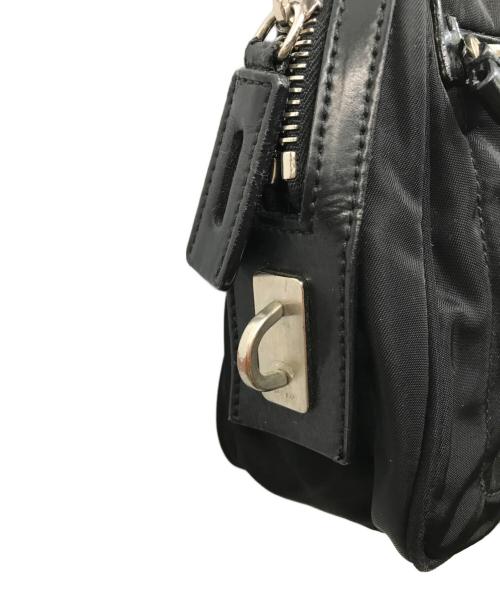 PRADA（プラダ）PRADA (プラダ) ナイロンハンドバッグ ブラックの古着・服飾アイテム