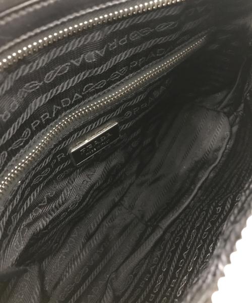 PRADA（プラダ）PRADA (プラダ) ナイロンハンドバッグ ブラックの古着・服飾アイテム