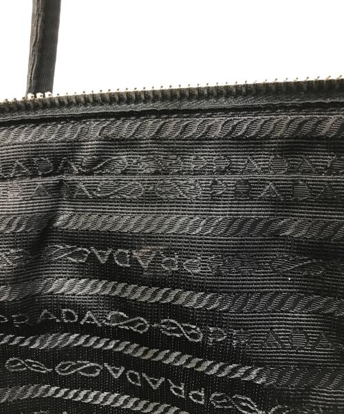 PRADA（プラダ）PRADA (プラダ) ナイロンハンドバッグ ブラックの古着・服飾アイテム