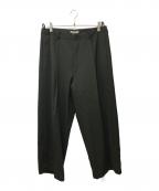 BLURHMSブラームス）の古着「W/surge SuperWideEasy スラックス」｜カーキ