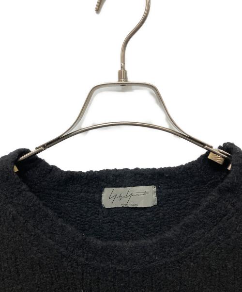 Yohji Yamamoto pour homme（ヨウジヤマモト プールオム）Yohji Yamamoto pour homme (ヨウジヤマモト プールオム) ウールニット ブラック サイズ:3の古着・服飾アイテム