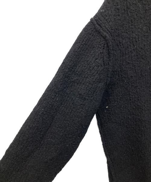 Yohji Yamamoto pour homme（ヨウジヤマモト プールオム）Yohji Yamamoto pour homme (ヨウジヤマモト プールオム) ウールニット ブラック サイズ:3の古着・服飾アイテム