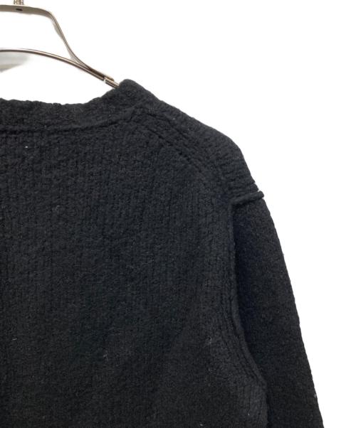 Yohji Yamamoto pour homme（ヨウジヤマモト プールオム）Yohji Yamamoto pour homme (ヨウジヤマモト プールオム) ウールニット ブラック サイズ:3の古着・服飾アイテム