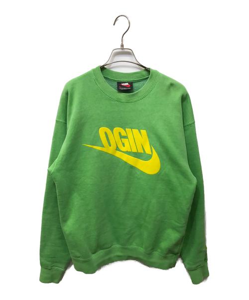 NIKE（ナイキ）NIKE (ナイキ) NIGO (二ゴー) AS NRG Crew Fleece グリーン サイズ:Lの古着・服飾アイテム