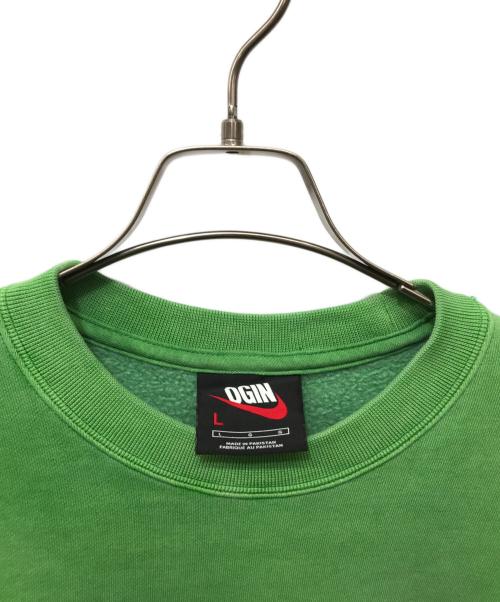 NIKE（ナイキ）NIKE (ナイキ) NIGO (二ゴー) AS NRG Crew Fleece グリーン サイズ:Lの古着・服飾アイテム