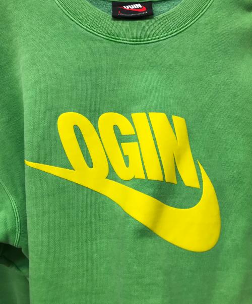 NIKE（ナイキ）NIKE (ナイキ) NIGO (二ゴー) AS NRG Crew Fleece グリーン サイズ:Lの古着・服飾アイテム