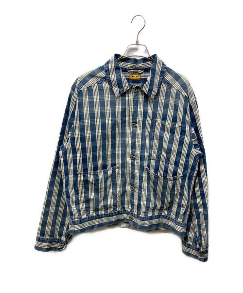 HUMAN MADE（ヒューマンメイド）HUMAN MADE (ヒューマンメイド) WORK JACKET ネイビー サイズ:Lの古着・服飾アイテム