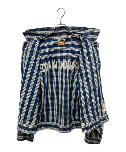 HUMAN MADE（ヒューマンメイド）HUMAN MADE (ヒューマンメイド) WORK JACKET ネイビー サイズ:Lの古着・服飾アイテム