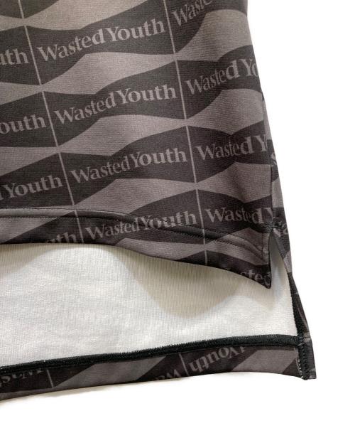 WASTED YOUTH（ウェイステッドユース）Wasted Youth (ウエステッド ユース) BUDWEISER (バドワイザー) ゲームシャツ グレー サイズ:Lの古着・服飾アイテム