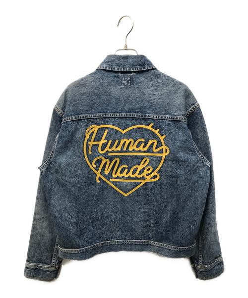 HUMAN MADE（ヒューマンメイド）HUMAN MADE (ヒューマンメイド) STORM COWBOY DENIM JACKET TYPE1949 インディゴ サイズ:Lの古着・服飾アイテム