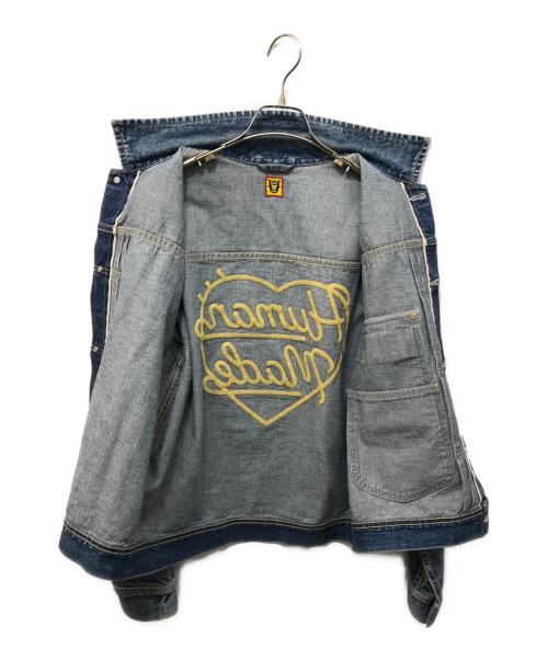 HUMAN MADE（ヒューマンメイド）HUMAN MADE (ヒューマンメイド) STORM COWBOY DENIM JACKET TYPE1949 インディゴ サイズ:Lの古着・服飾アイテム