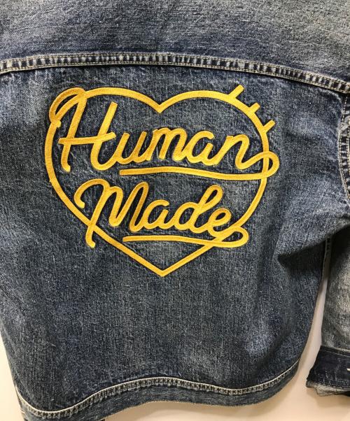 HUMAN MADE（ヒューマンメイド）HUMAN MADE (ヒューマンメイド) STORM COWBOY DENIM JACKET TYPE1949 インディゴ サイズ:Lの古着・服飾アイテム