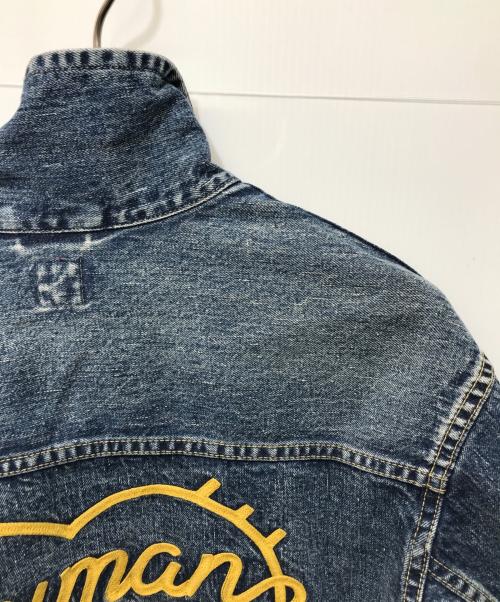 HUMAN MADE（ヒューマンメイド）HUMAN MADE (ヒューマンメイド) STORM COWBOY DENIM JACKET TYPE1949 インディゴ サイズ:Lの古着・服飾アイテム