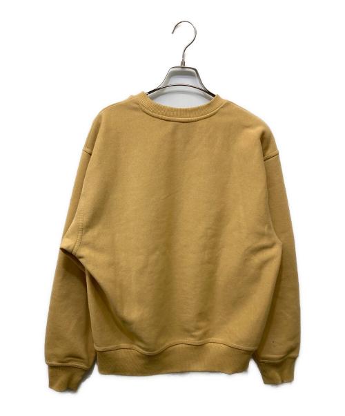 stussy（ステューシー）stussy (ステューシー) スモールロゴスウェット ベージュ サイズ:Sの古着・服飾アイテム