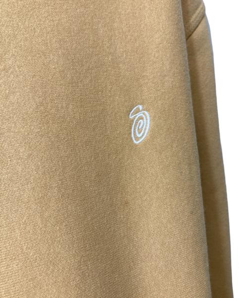 stussy（ステューシー）stussy (ステューシー) スモールロゴスウェット ベージュ サイズ:Sの古着・服飾アイテム