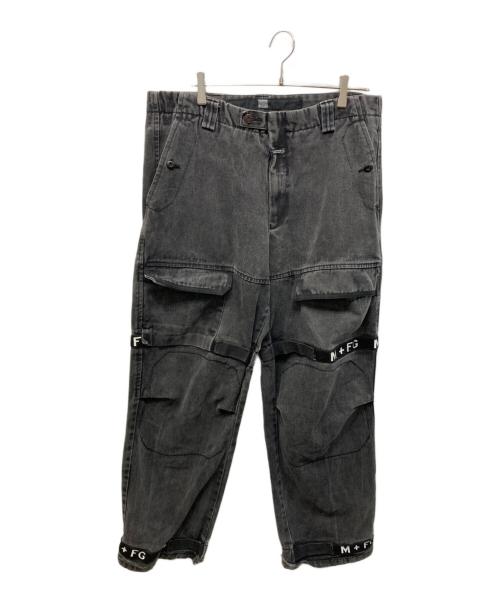MARITHE+FRANCOIS GIRBAUD（マリテフランソワジルボー）MARITHE+FRANCOIS GIRBAUD (マリテフランソワジルボー) シャトルデニムパンツ ブラック サイズ:38Mの古着・服飾アイテム