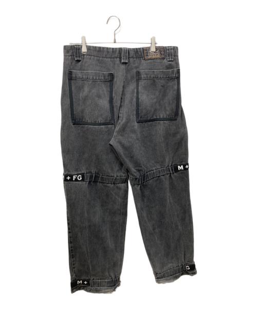 MARITHE+FRANCOIS GIRBAUD（マリテフランソワジルボー）MARITHE+FRANCOIS GIRBAUD (マリテフランソワジルボー) シャトルデニムパンツ ブラック サイズ:38Mの古着・服飾アイテム