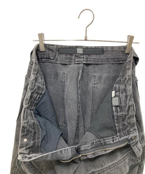 MARITHE+FRANCOIS GIRBAUD（マリテフランソワジルボー）MARITHE+FRANCOIS GIRBAUD (マリテフランソワジルボー) シャトルデニムパンツ ブラック サイズ:38Mの古着・服飾アイテム