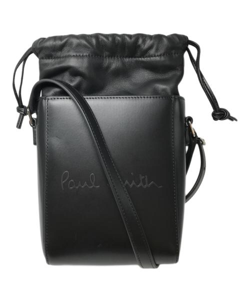 PAUL SMITH（ポールスミス）PAUL SMITH (ポールスミス) Shopper ミニショルダー バッグ ブラックの古着・服飾アイテム