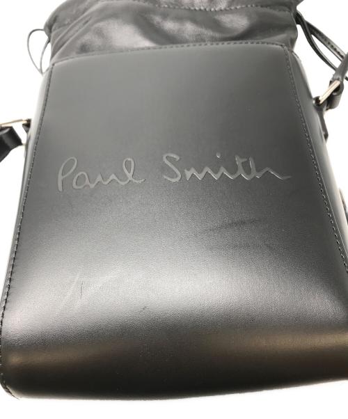 PAUL SMITH（ポールスミス）PAUL SMITH (ポールスミス) Shopper ミニショルダー バッグ ブラックの古着・服飾アイテム