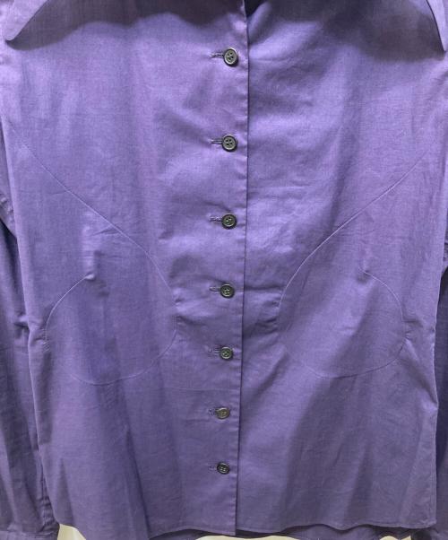 ISSEY MIYAKE（イッセイミヤケ）ISSEY MIYAKE (イッセイミヤケ) デザインシャツ パープル サイズ:2の古着・服飾アイテム