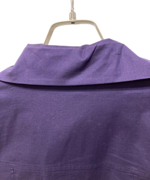 ISSEY MIYAKE（イッセイミヤケ）ISSEY MIYAKE (イッセイミヤケ) デザインシャツ パープル サイズ:2の古着・服飾アイテム