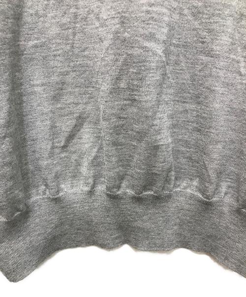 AURALEE（オーラリー）AURALEE (オーラリー) CASHMERE HARD TWIST KNIT CARDIGAN グレー サイズ:3の古着・服飾アイテム