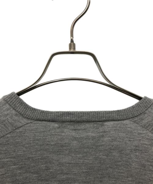 AURALEE（オーラリー）AURALEE (オーラリー) CASHMERE HARD TWIST KNIT CARDIGAN グレー サイズ:3の古着・服飾アイテム