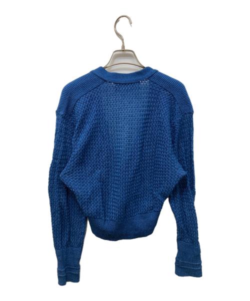 PHOTOCOPIEU（フォトコピュー）PHOTOCOPIEU (フォトコピュー) ショートカーディガン ブルー サイズ:Free　の古着・服飾アイテム