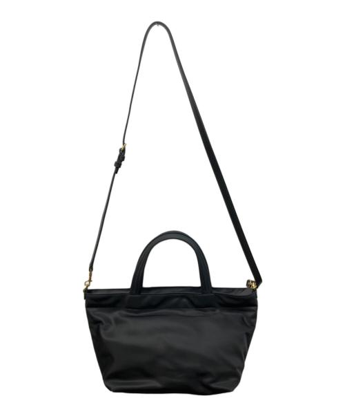 ANYA HINDMARCH（アニヤ・ハインドマーチ）ANYA HINDMARCH (アニヤハインドマーチ) ミニアイズ 2WAYハンドバッグ ブラックの古着・服飾アイテム