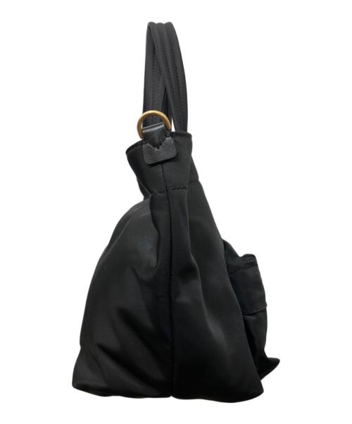 ANYA HINDMARCH（アニヤ・ハインドマーチ）ANYA HINDMARCH (アニヤハインドマーチ) ミニアイズ 2WAYハンドバッグ ブラックの古着・服飾アイテム